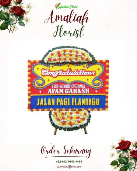 Sewa Papan Bunga Gemblegan